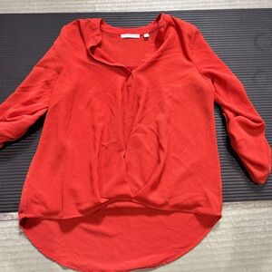 Ladies Notations size M Orange Blouse